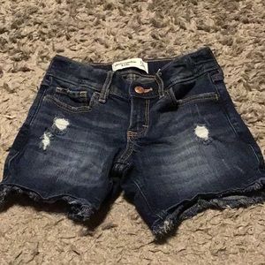 Girls denim shorts size 7/8